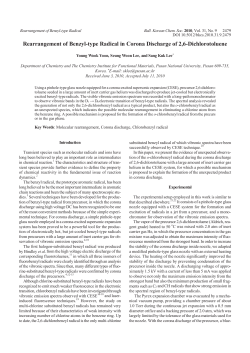 Rearrangement of Benzyl-type Radical in Corona Discharge of 2,6