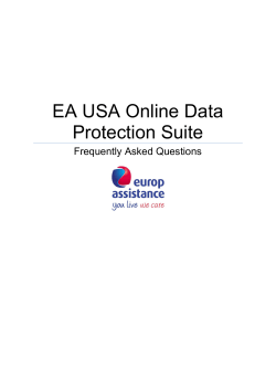 EA USA Online Data Protection Suite