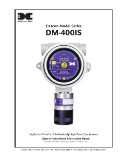 DM-400IS Toxic Manual