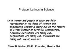 JSRI Rochin Latinos in Science - Trends and Opportunities PP