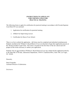 INSTRUCTIONS TO APPLICANT