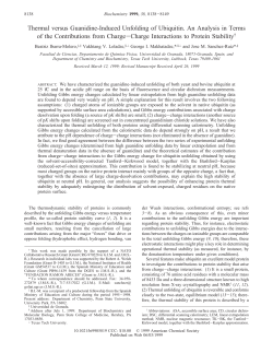 Thermal versus Guanidine-Induced Unfolding of Ubiquitin. An