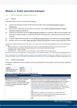 Module 17 Public and active transport