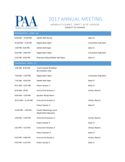2017 ANNUAL MEETING - Population Association of America
