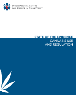 state of the evidence cannabis use and regulation