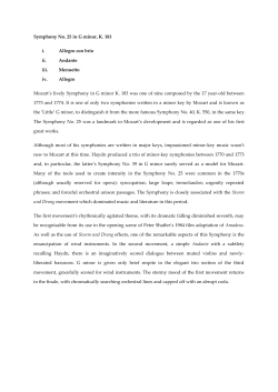 Mozart Symphony No.25 in G minor