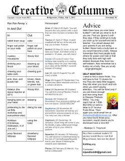 Friday - Arts for Youth