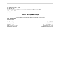 Change through Exchange