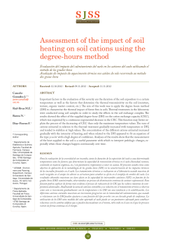 Assessment of the impact of soil heating on soil cations using the