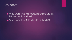 The Middle Passage - Destiny High School