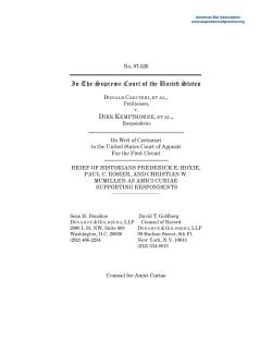 Historians` Brief - American Bar Association