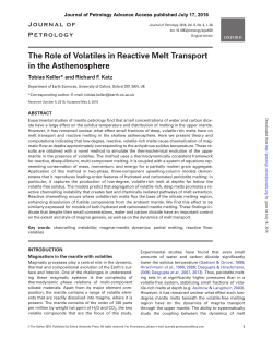 The Role of Volatiles in Reactive Melt Transport in the Asthenosphere