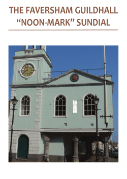 THE FAVERSHAM GUILDHALL &ldquo;NOON