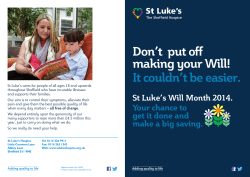 Don`t put off making your Will!