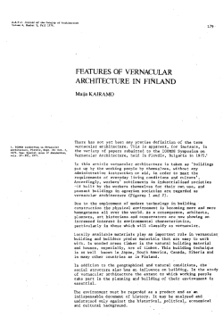 features of vernacular architecture in finland