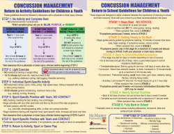 Activity and School Guidelines for Children and Youth