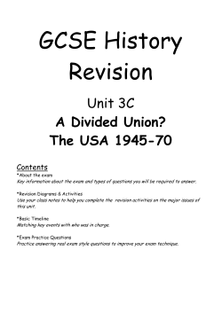 GCSE History Revision