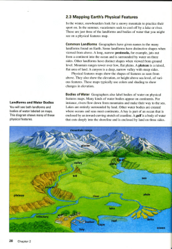 2.3 Mapping Earth`s Physical Features