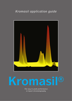 Kromasil Application Guide - Sigma