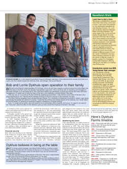 Here`s Dykhuis Farms timeline Bob and Lorrie Dykhuis open