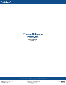 Pedialyte - Abbott Nutrition