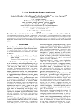 Lexical Substitution Dataset for German