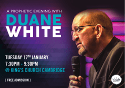 duane white - King`s Church