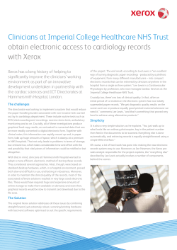 Hammersmith Hospital Case Study.indd