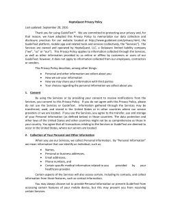 HeptaQuest Privacy Policy Last updated: September 28, 2016