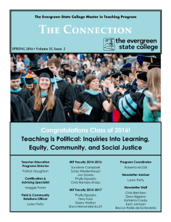 The Connection - The Evergreen State College