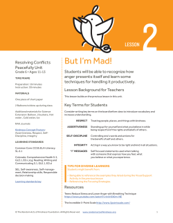 But I`m Mad!