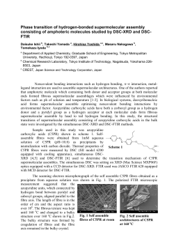 Phase transition of hydrogen-bonded supermolecular assembly