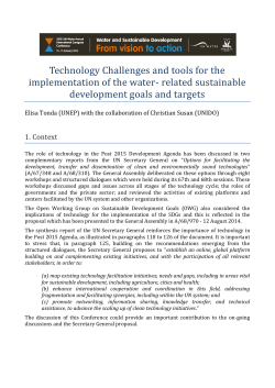 Technology Challenges and tools for the implementation of