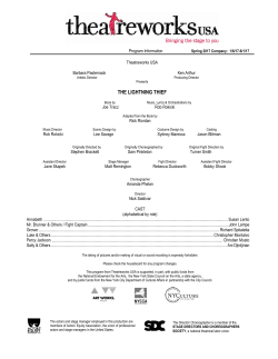 01/27/2017 - Theatreworks USA!