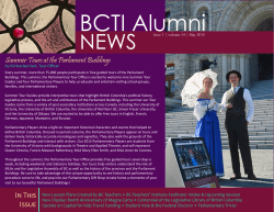 BCTI Alumni - Legislative Assembly of British Columbia