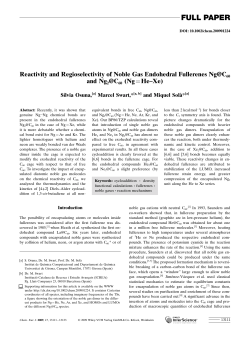 Reactivity and Regioselectivity of Noble Gas Endohedral Fullerenes