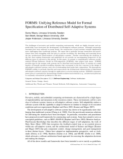 FORMS: Unifying Reference Model for Formal Specification of