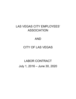 Current Collective Bargaining Agreement (2016 - 2020)