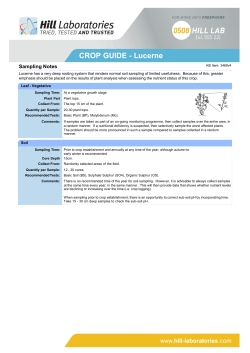 Lucerne - Hill Laboratories