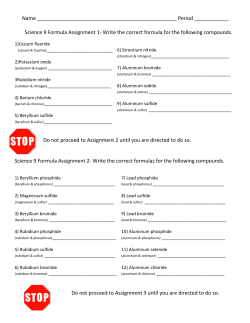 Scholarship Science 9 Formula Assignment