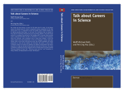 Talk about Careers in Science