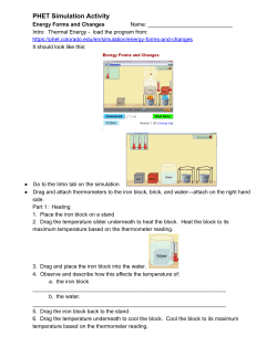 PHET Simulation Activity