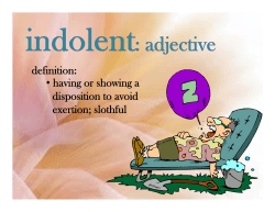 Indolent