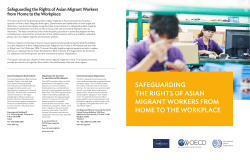 Safeguarding the Rights of Asian Migrant Workers from Home to the