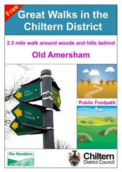 2.5 miles - Old Amersham walk