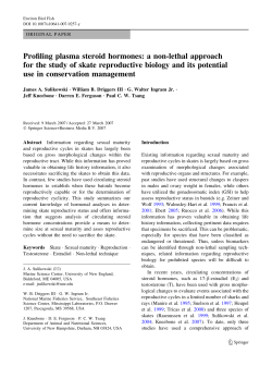 Profiling plasma steroid hormones: a non