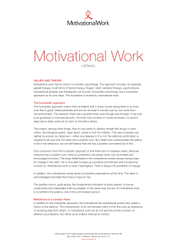 Motivational Work