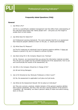 Frequently Asked Questions (FAQ) General