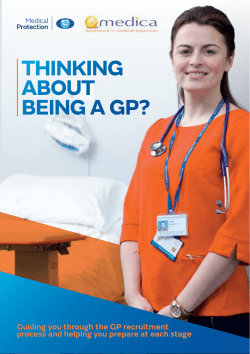 thinking about being a gp?