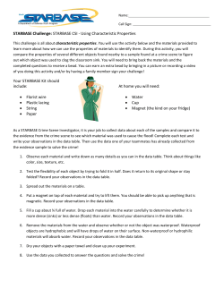 Characteristic Properties